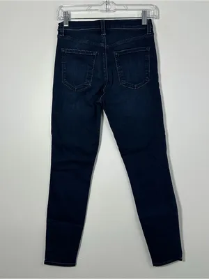 J Brand Women’s Size 26 Dark Wash High Rise Skinny Jeans Stretch Denim thumbnail 3