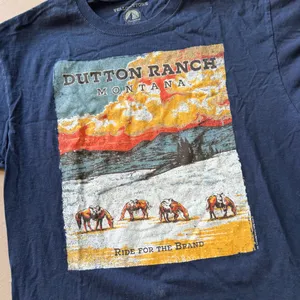 Yellowstone Ride For The Brand Poster T-Shirt thumbnail 3
