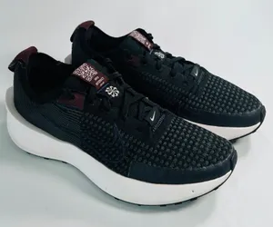 Nike Interact Run Black Purple Ink Womens‎ Sneakers Size 8.5 Flyknit Athletic thumbnail 1