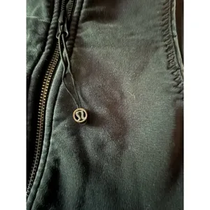 Vtg Lululemon Scuba Hoodie Women’s 6-8 Black Full Zip Yoga Jacket Thumb Holes thumbnail 6