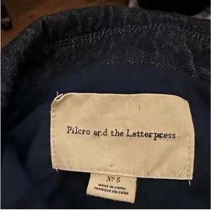 Size S Cotton denim blazer, Pilcro and the Letterpress for Anthropologie thumbnail 7