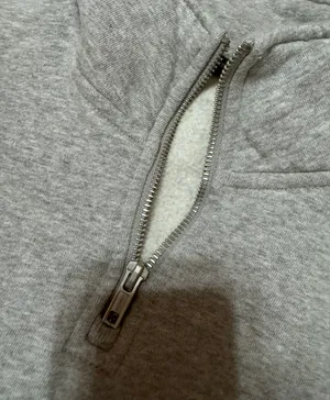 Missy Quarter Zip Sweatshirt Grey thumbnail 7
