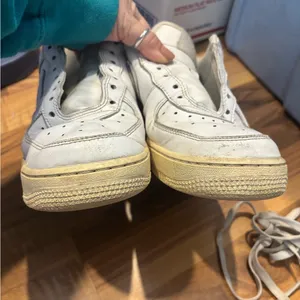 Nike Air Force 8.5 US White Sneakers, USED / WORN AS SHOWN thumbnail 7