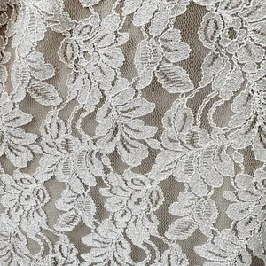 Alex Evenings Ivory Beige Glitter Lace Off Shoulder Formal‎ Maxi Dress Size 10 thumbnail 6