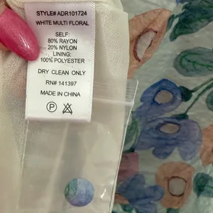NWT Astr The Label Floral Puff Sleeve Cutout Dress L thumbnail 14