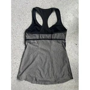 Lululemon Striped Tank‎ Top Athletic Racerback Sleeveless Women's thumbnail 3