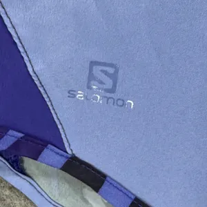 Salomon Elevate 2 in 1 Running Shorts Womens M Purple Abstract Print Athletic thumbnail 5