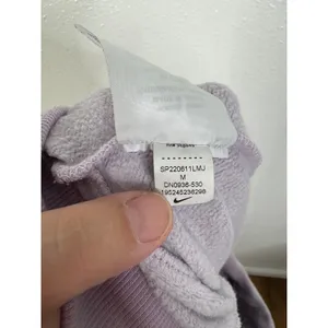 Nike Yoga Luxe Fleece Joggers Lavender Purple Sweatpants DN0936-530 Medium thumbnail 5