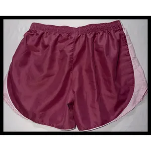 BCG Running Shorts Womens Large Burgundy Pink Side Stripe Athletic Gym‎ thumbnail 7
