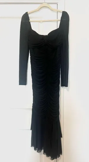 Showpo Here Comes the Sun Arabella Mesh Midi Dress thumbnail 5