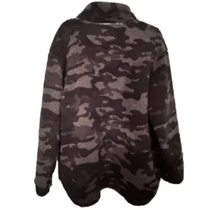 Koolaburra by UGG Womens Camo Sherpa Fleece Quarter Zip Pullover Sweatshirt XL thumbnail 4