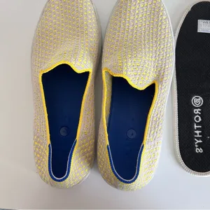 Rothy's‎ Shoes The Original Slip On Sneaker Sunshine Honeycomb Retired thumbnail 8
