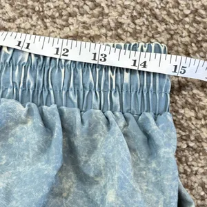 Zenana Maxi Skirt Women LG Blue Acid Wash Tiered Cotton Ruffle Western Boho‎ thumbnail 8