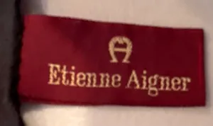VINTAGE: Etienne Aigner | classic, square silk scarf thumbnail 5