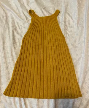 rue and willow yellow sweater tank top thumbnail 1