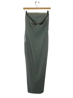 NWT WAYF Womens Size Small Sage Green Angelique Strapless Tulip Gown Dress NEW thumbnail 4