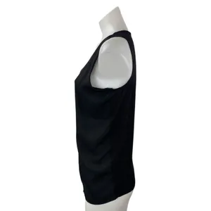 Ann Taylor Women's Black Sleeveless Scoop Neck Basic Cami Camisole Tank Top Sz M thumbnail 3