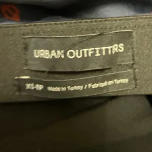 Urban Outfitters Navy Blue High Waisted Flare Pencil Mini Slip Skirt Size XS thumbnail 4