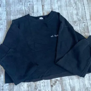 PacSun Uh Huh Honey Distressed Crop Crewneck thumbnail 1