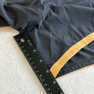 Lululemon Shorts Gray & Orange Run Times MidRise Pull On Athletic Women size 10 thumbnail 6