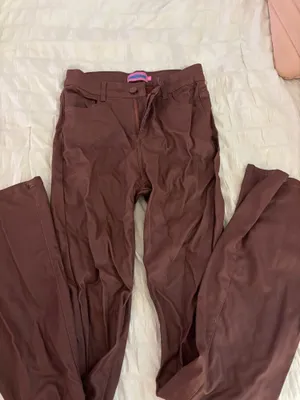Edikted Leather Pants Flare thumbnail 2