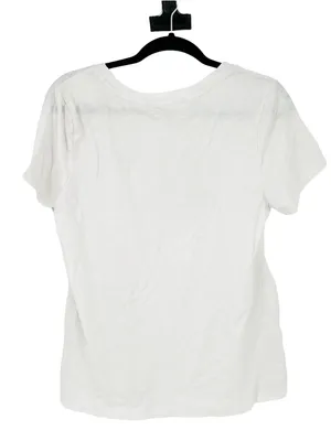 Rae Dunn Wifey Graphic T Shirt White Short Sleeve Bridal Bride Top Size Large thumbnail 3