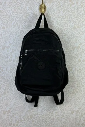 Kipling Black Challenger Mid-Size Nylon Backpack thumbnail 1