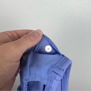 LULULEMON Flow & Go Tank Blue Sz‎ 4 thumbnail 8