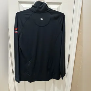 Peter Millar fitted Golf Jacket black size XL full zip NEW thumbnail 3
