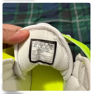 White and green Fila high top sneakers #Fila #HighTops thumbnail 4