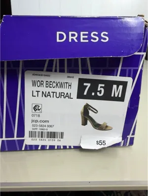 Worthington Beckwith Dress Sandals – Light Natural Suede – Size 7.5M thumbnail 8