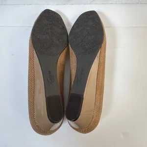 Trotters‎ Lauren Taupe Suede Herringbone Wedge Pumps Womens 8.5 N thumbnail 10