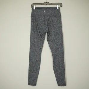 Lululemon Size 8 Wunder Under High Rise Leggings Grey Space Dye 27" Inseam thumbnail 4