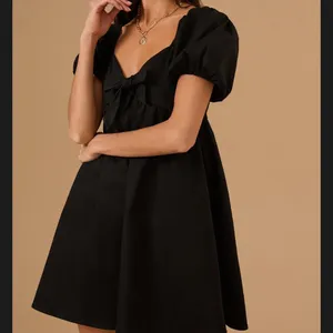 Altar’d State black Jaycee Bow dress thumbnail 2