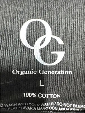 Organic Generation Black Cotton Tee with Cute Flower Print thumbnail 2