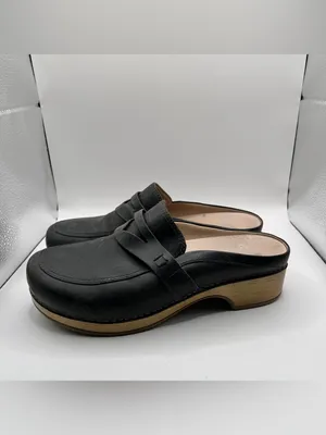 Dansko Womens Bel Oiled Grey Clog Size 40 EU 9.5-10 US EUC thumbnail 2