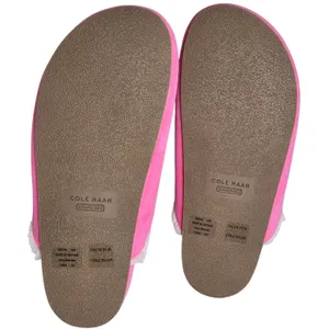 Cole Haan Mc Ada Mule Slippers‎ Hot Pink Suede Faux Fur Lined Size 5.5B thumbnail 10