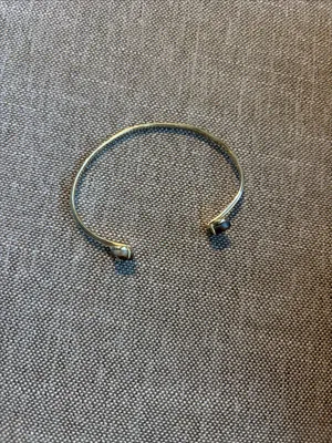 Kendra Scott Gold-tone Open Hair Cuff with Red Crystal Ends thumbnail 3