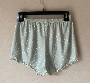 Seafoam Green Polka Dot Soft Shorts thumbnail 2
