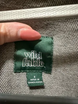 Wild Fable Black Jean Jacket Oversized thumbnail 3