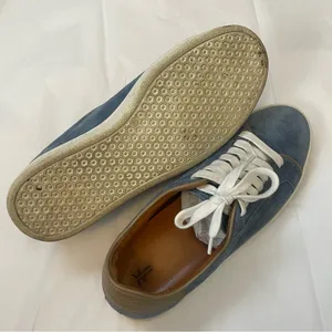 Frye Alexis Low Lace Aqua Suede Sneakers size 8 thumbnail 7