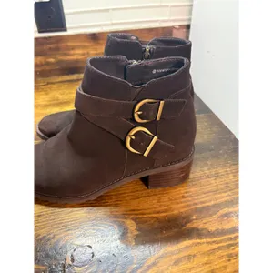 Blondo Brown Buckle Waterproof Ankle Boots‎ Size 7.5 thumbnail 4