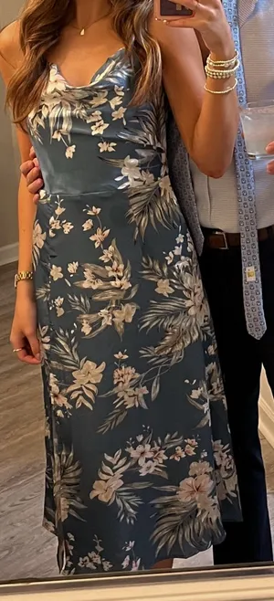 Womens Floral Print Cami Dress thumbnail 5