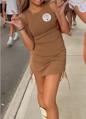 Lioness Brown Mini Dress thumbnail 5