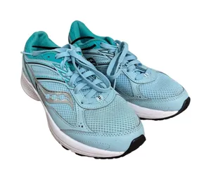 Saucony Cohesion Womens Running Shoes‎ Light Blue Teal Sneakers Size 7.5 thumbnail 1