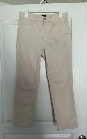 J Crew Cream Corduroy Pants thumbnail 1