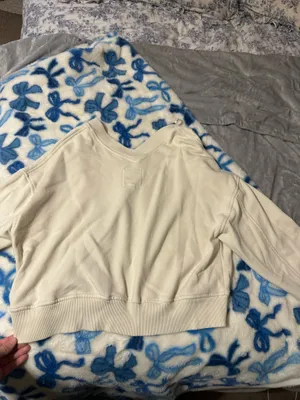 Aerie V-Neck Sweatshirt thumbnail 4
