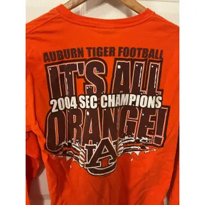 Vintage 2004 Auburn Tigers SEC Champions Hanes Long Sleeve T-Shirt Small thumbnail 6
