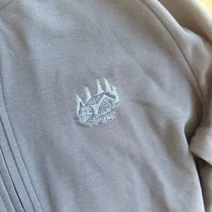 TravisMathew Women's Quarter-Zip Pullover with Custom Cabin/Pine Tree Embroidery thumbnail 2