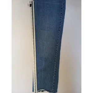 Abercrombie & Fitch The 90s Relaxed High Rise Distressed Straight Denim 28 thumbnail 9
